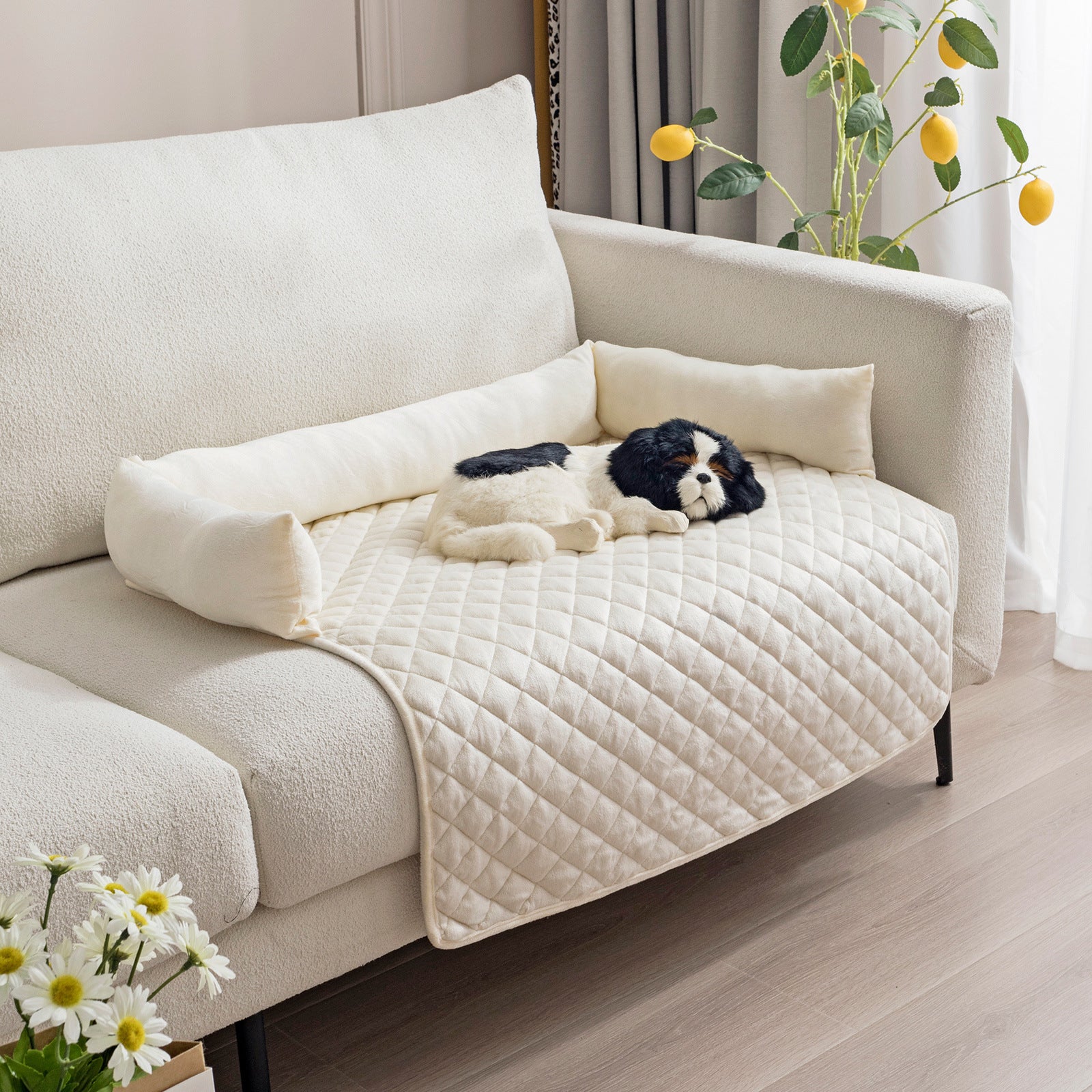 Cozy Pet Sofa Bed | Warm Dog & Cat Cushion Mat