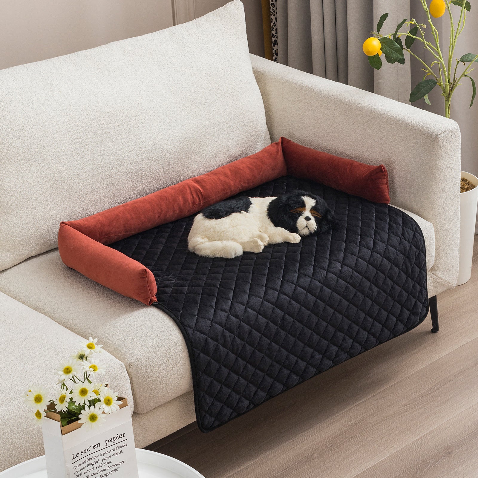 Cozy Pet Sofa Bed | Warm Dog & Cat Cushion Mat