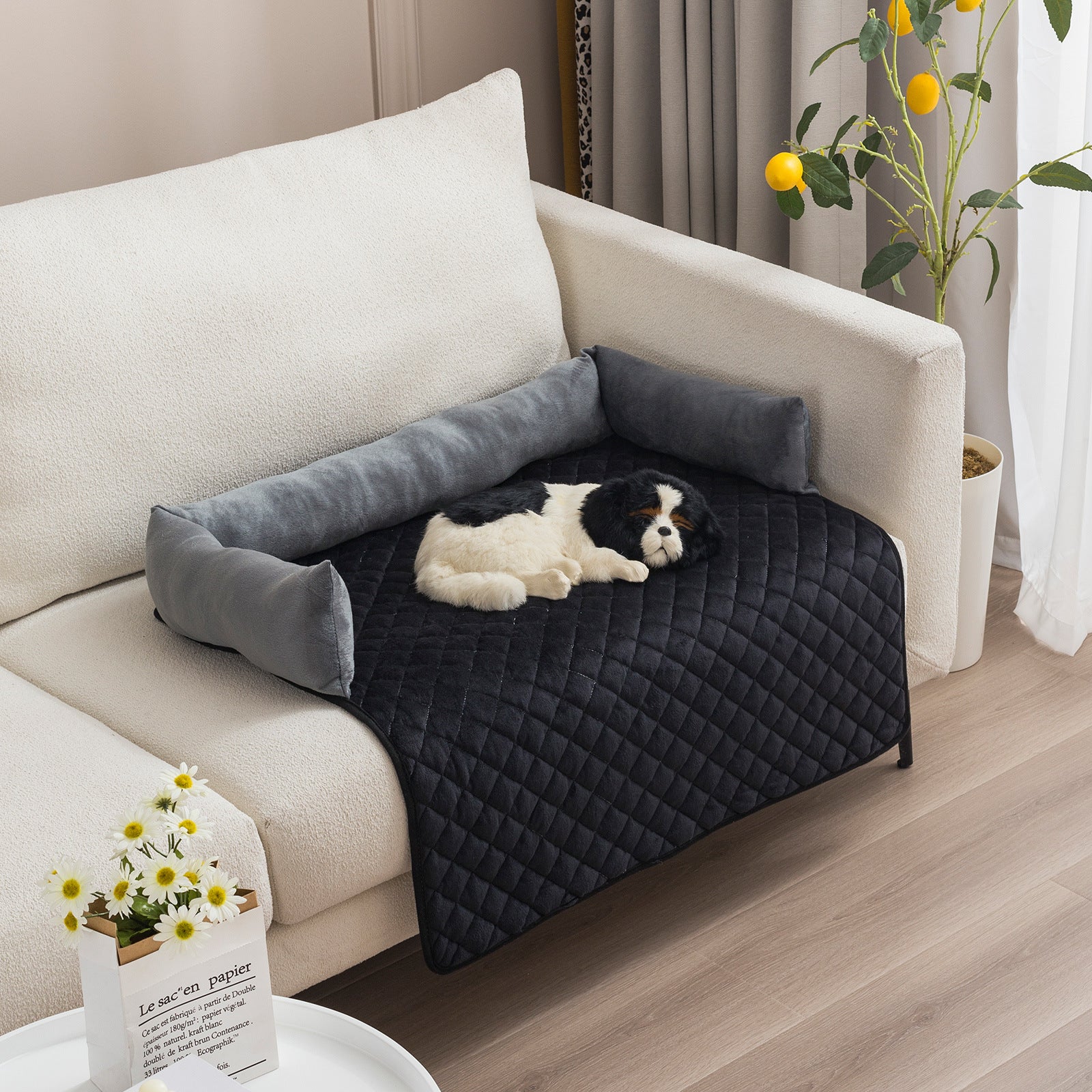 Cozy Pet Sofa Bed | Warm Dog & Cat Cushion Mat