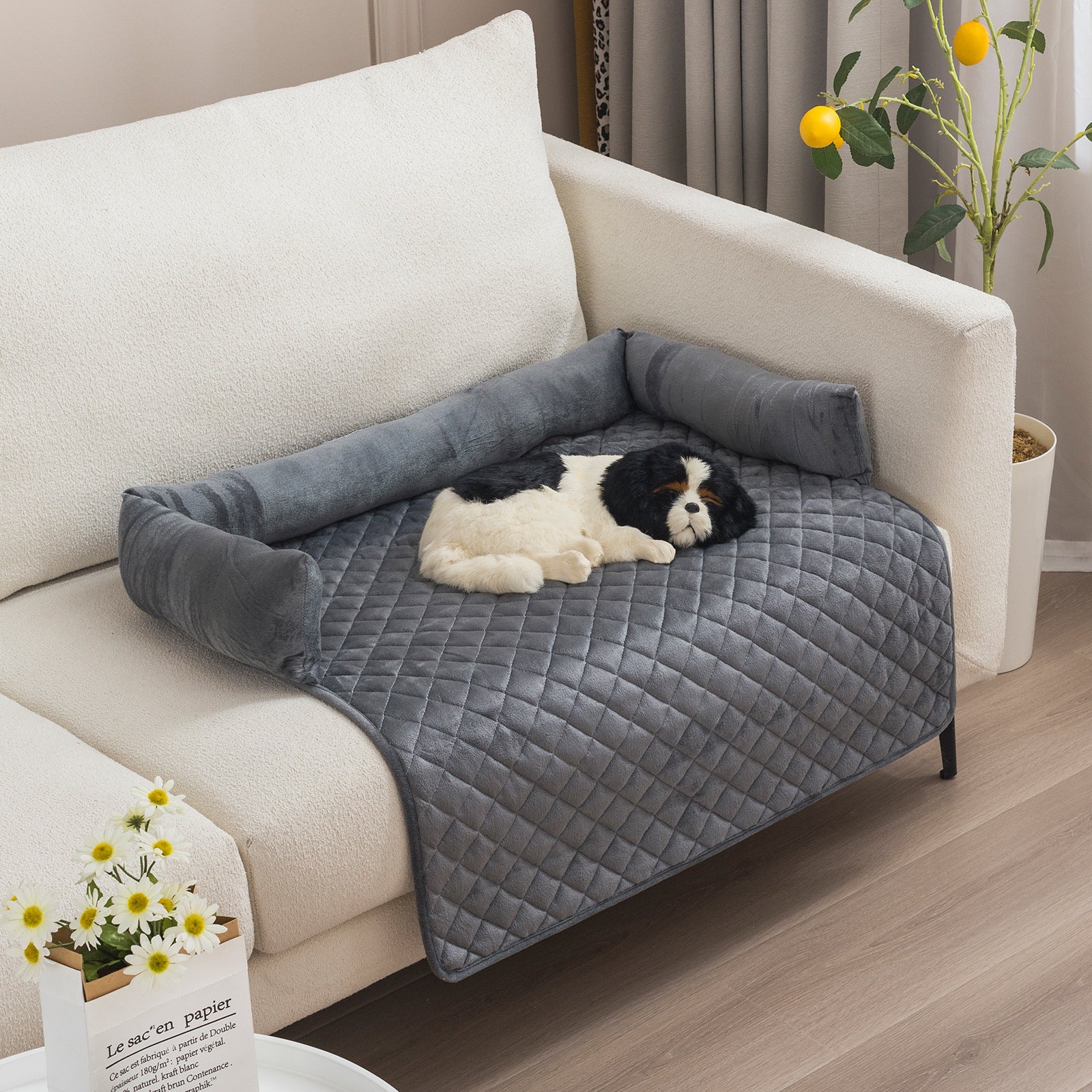 Cozy Pet Sofa Bed | Warm Dog & Cat Cushion Mat
