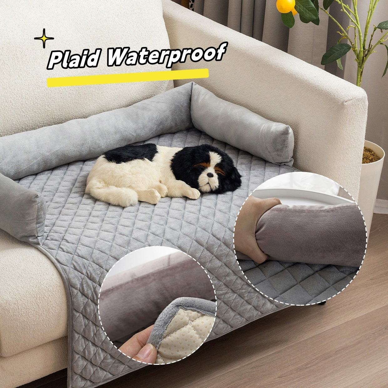 Cozy Pet Sofa Bed | Warm Dog & Cat Cushion Mat